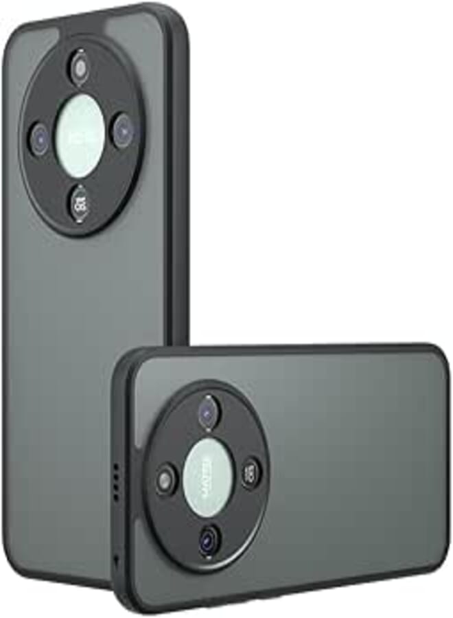 FASCINATION phone case compitable with Honor X9D global shockproof Hard PC Back Soft TPU Frame Matte Black Slim cover for Honor X9D